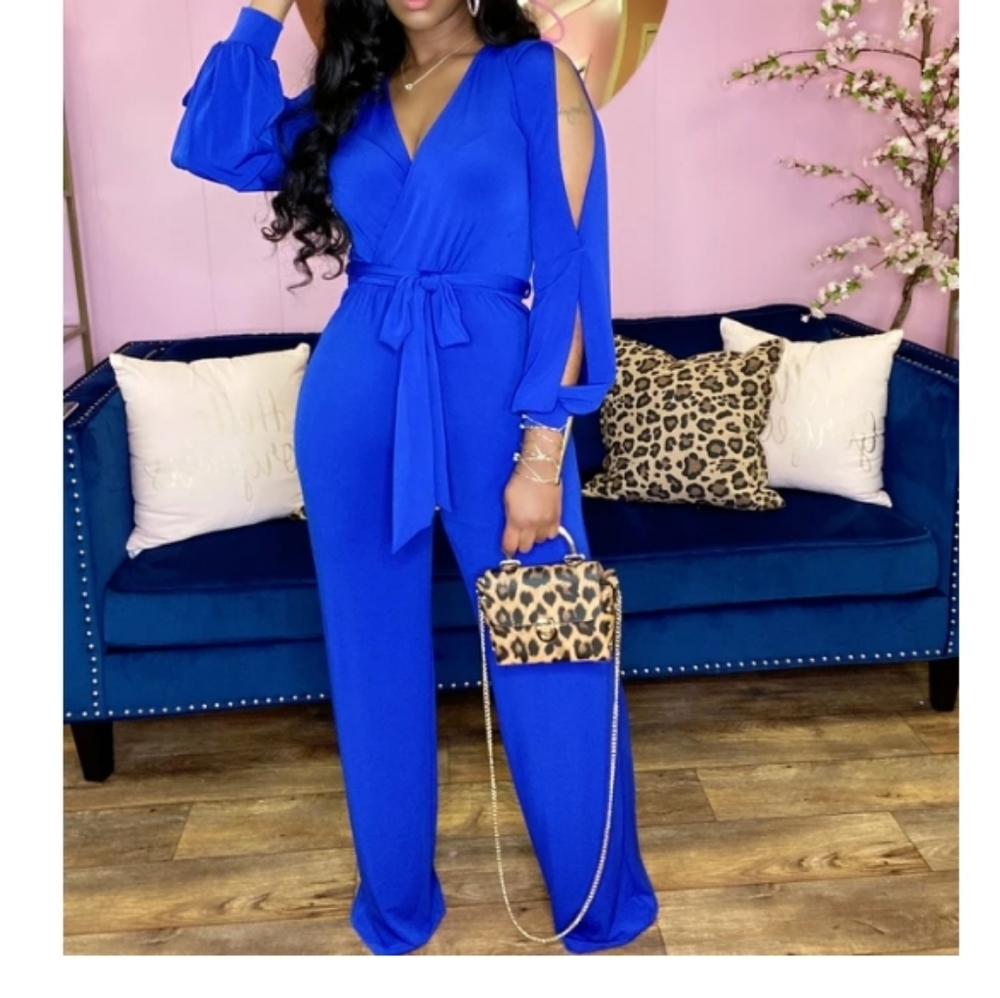 Women's Jumpsuit (Royal Blue)